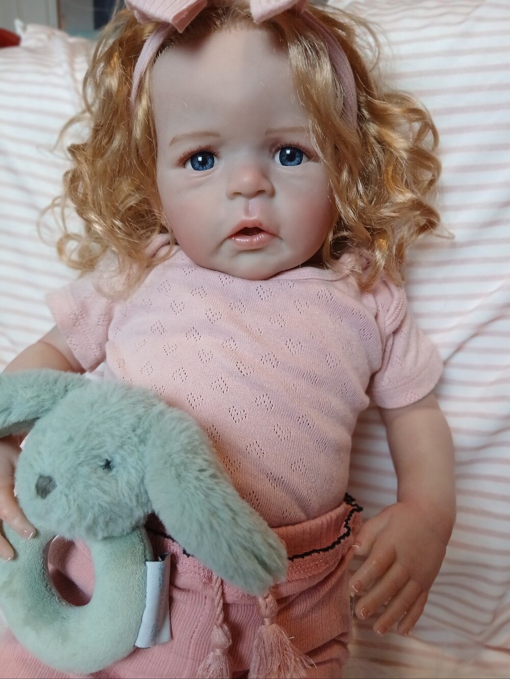 24" Reborn Toddler Girl Sandie Collectable Kids Toy Therapy Baby Doll